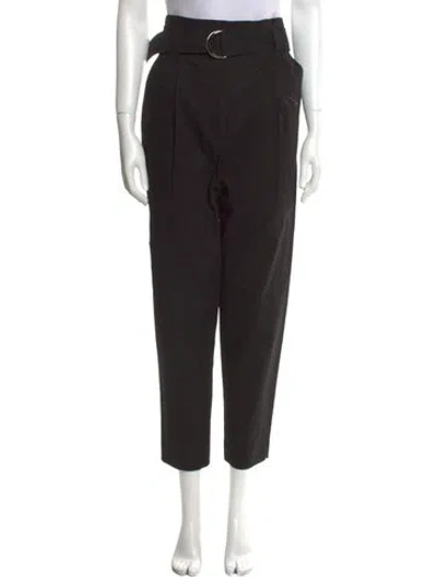 Pre-owned A.l.c Straight Leg Pants In Black