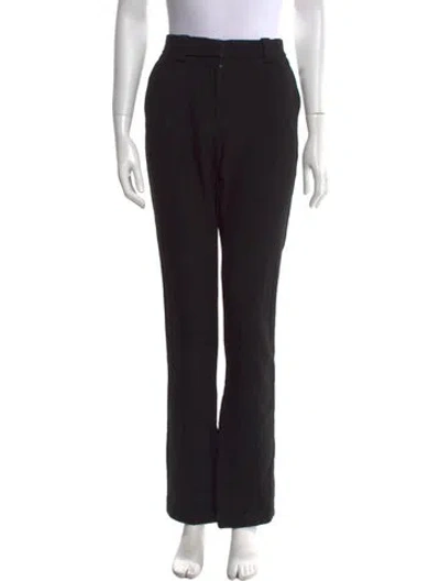 Pre-owned A.l.c Straight Leg Pants In Black
