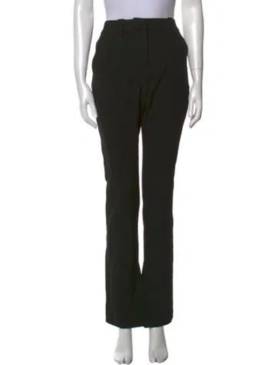 Pre-owned A.l.c Straight Leg Pants In Black