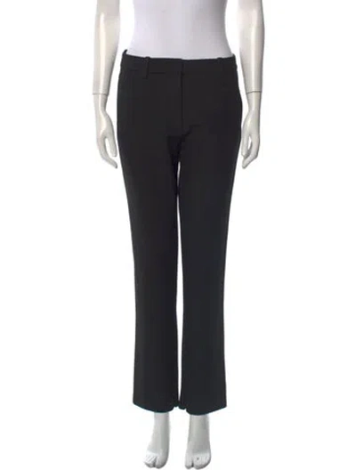 Pre-owned A.l.c Straight Leg Pants In Black