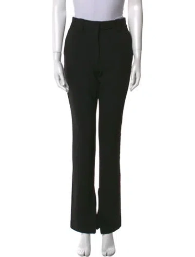 Pre-owned A.l.c Straight Leg Pants In Black