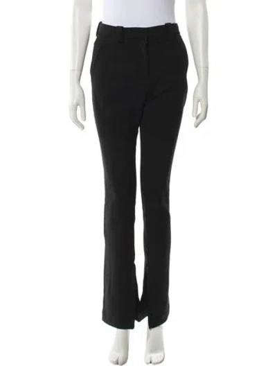 Pre-owned A.l.c Straight Leg Pants In Black
