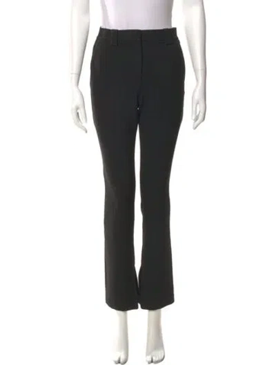 Pre-owned A.l.c Straight Leg Pants In Black