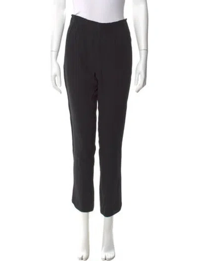 Pre-owned A.l.c Straight Leg Pants In Black