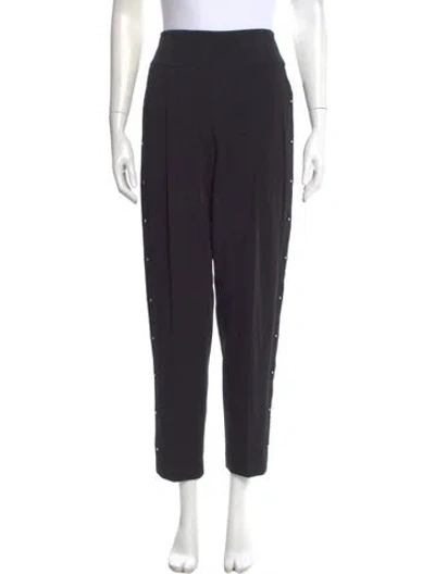 Pre-owned A.l.c Straight Leg Pants In Black