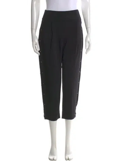 Pre-owned A.l.c Straight Leg Pants In Black