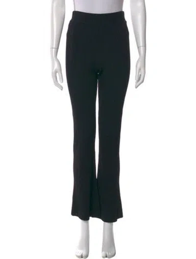 Pre-owned A.l.c Straight Leg Pants In Black