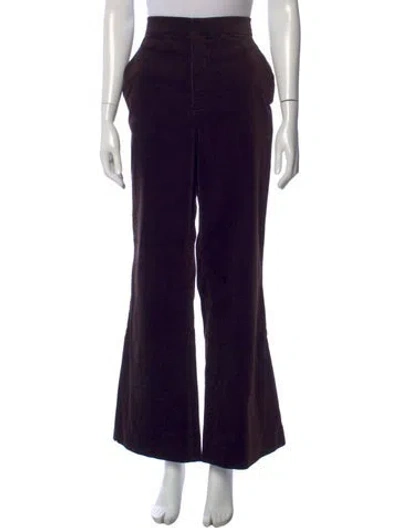 Pre-owned A.l.c Straight Leg Pants In Black