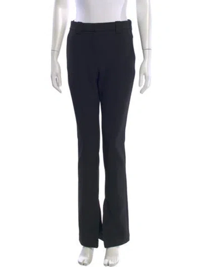 Pre-owned A.l.c Straight Leg Pants In Black