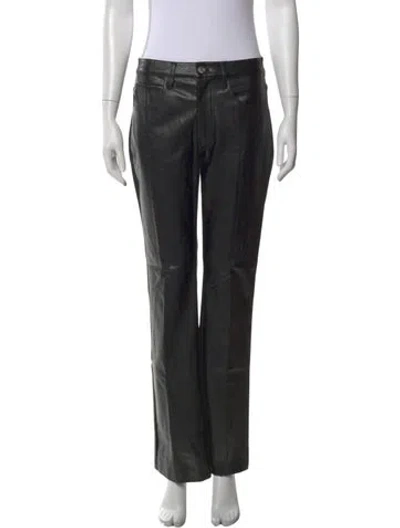 Pre-owned A.l.c Straight Leg Pants In Black