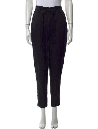 Pre-owned A.l.c Straight Leg Pants In Black