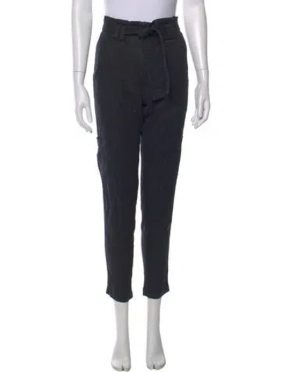 Pre-owned A.l.c Straight Leg Pants In Black
