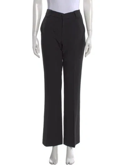 Pre-owned A.l.c Straight Leg Pants In Black