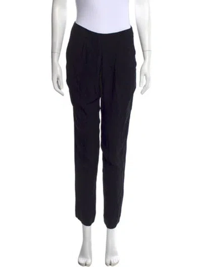 Pre-owned A.l.c Straight Leg Pants In Black
