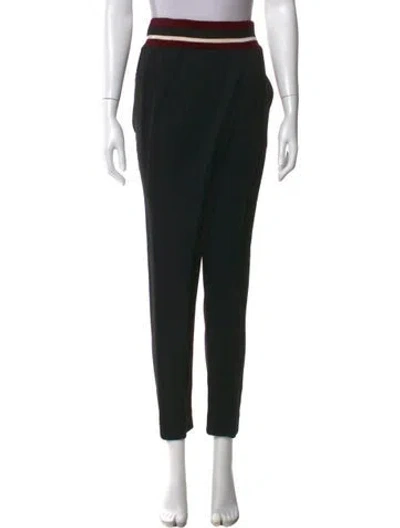 Pre-owned A.l.c Straight Leg Pants In Black