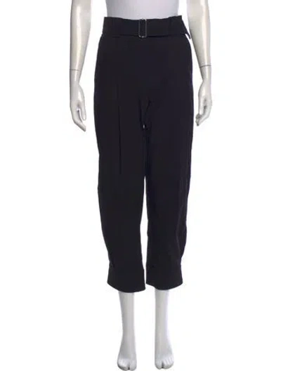 Pre-owned A.l.c Straight Leg Pants In Black
