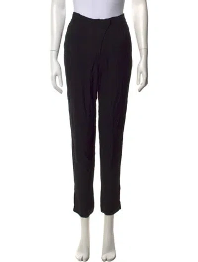 Pre-owned A.l.c Straight Leg Pants In Black
