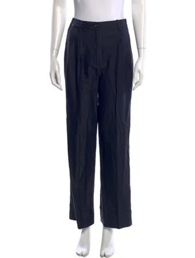 Pre-owned A.l.c Straight Leg Pants In Black