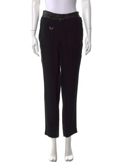 Pre-owned A.l.c Straight Leg Pants In Black