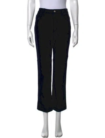 Pre-owned A.l.c Straight Leg Pants In Black