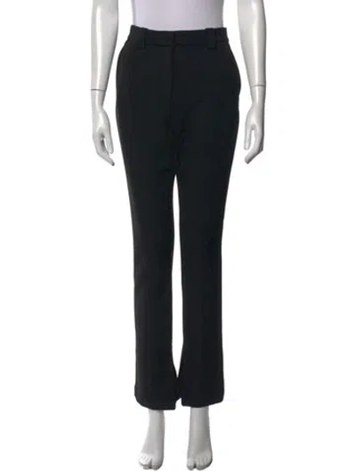 Pre-owned A.l.c Straight Leg Pants In Black