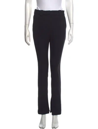 Pre-owned A.l.c Straight Leg Pants In Black