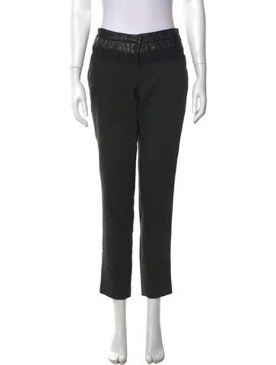 Pre-owned A.l.c Straight Leg Pants In Black