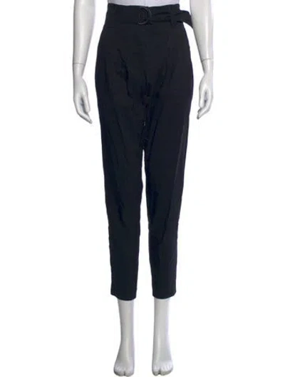 Pre-owned A.l.c Straight Leg Pants In Black