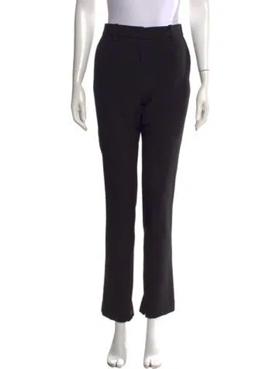 Pre-owned A.l.c Straight Leg Pants In Black