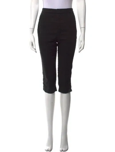 Pre-owned A.l.c Straight Leg Pants In Black