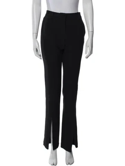 Pre-owned A.l.c Straight Leg Pants In Black