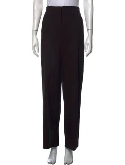 Pre-owned A.l.c Straight Leg Pants In Black