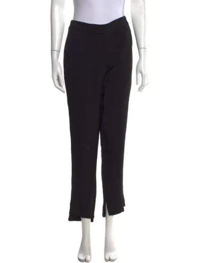 Pre-owned A.l.c Straight Leg Pants In Black