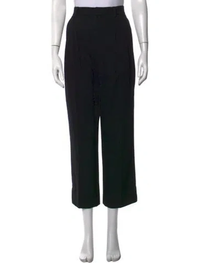 Pre-owned A.l.c Straight Leg Pants In Black