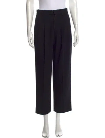 Pre-owned A.l.c Straight Leg Pants In Black