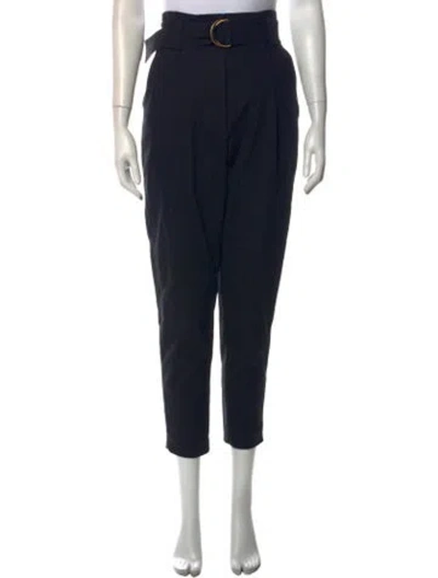 Pre-owned A.l.c Straight Leg Pants In Black