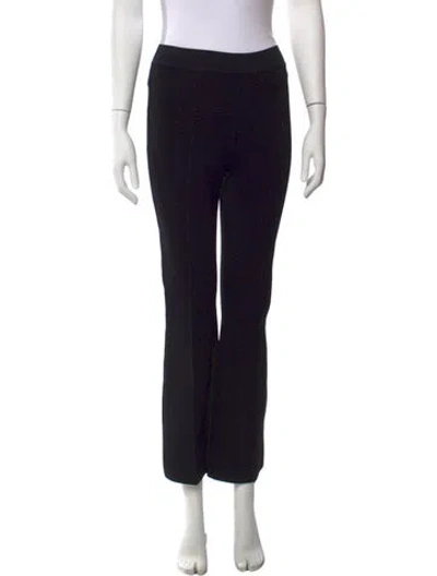 Pre-owned A.l.c Straight Leg Pants In Black