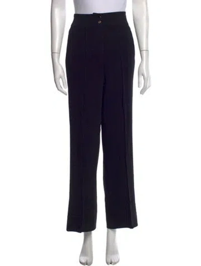 Pre-owned A.l.c Straight Leg Pants In Black