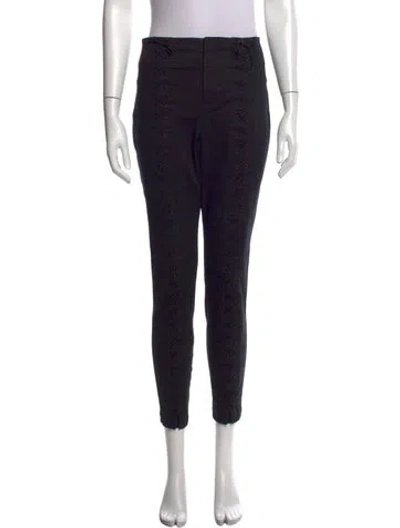 Pre-owned A.l.c Straight Leg Pants In Black