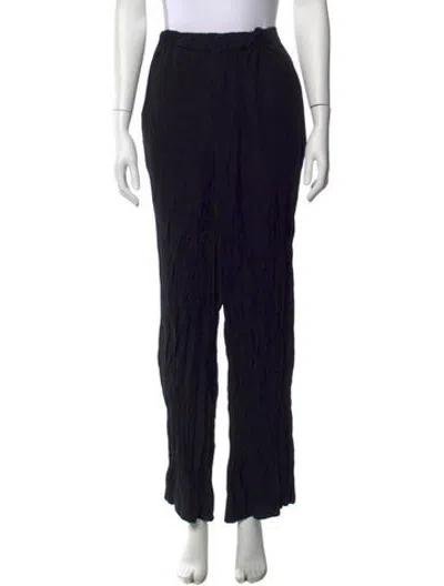 Pre-owned A.l.c Straight Leg Pants In Black