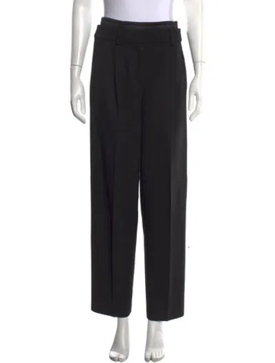 Pre-owned A.l.c Straight Leg Pants In Black