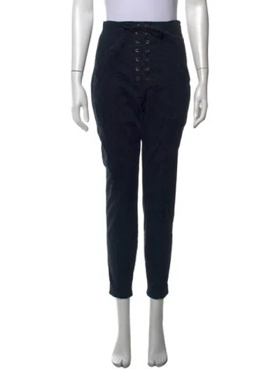 Pre-owned A.l.c Straight Leg Pants In Blue