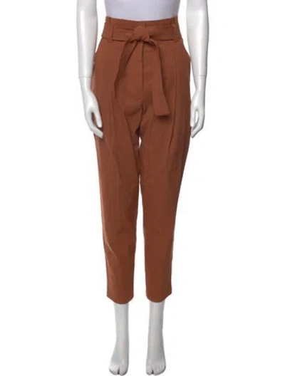 Pre-owned A.l.c Straight Leg Pants In Brown