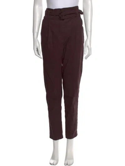 Pre-owned A.l.c Straight Leg Pants In Brown