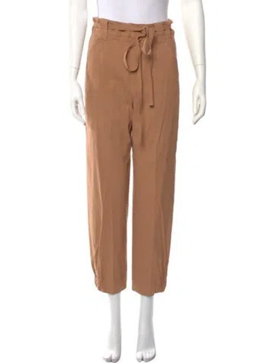 Pre-owned A.l.c Straight Leg Pants In Brown