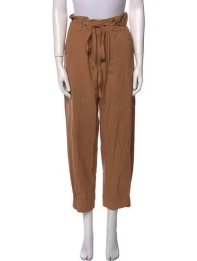 Pre-owned A.l.c Straight Leg Pants In Brown