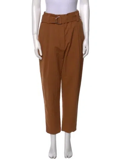 Pre-owned A.l.c Straight Leg Pants In Brown