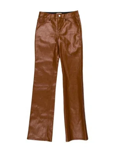 Pre-owned A.l.c Straight Leg Pants In Brown