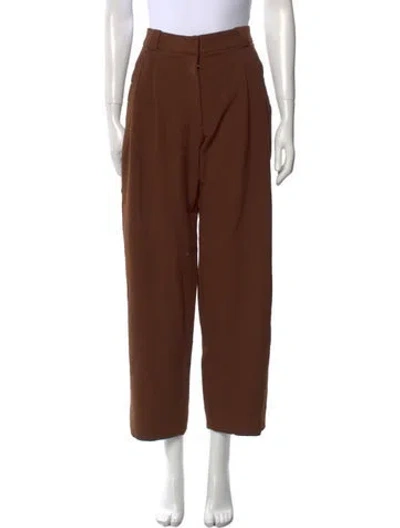 Pre-owned A.l.c Straight Leg Pants In Brown