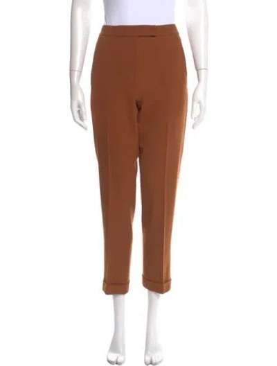 Pre-owned A.l.c Straight Leg Pants In Brown